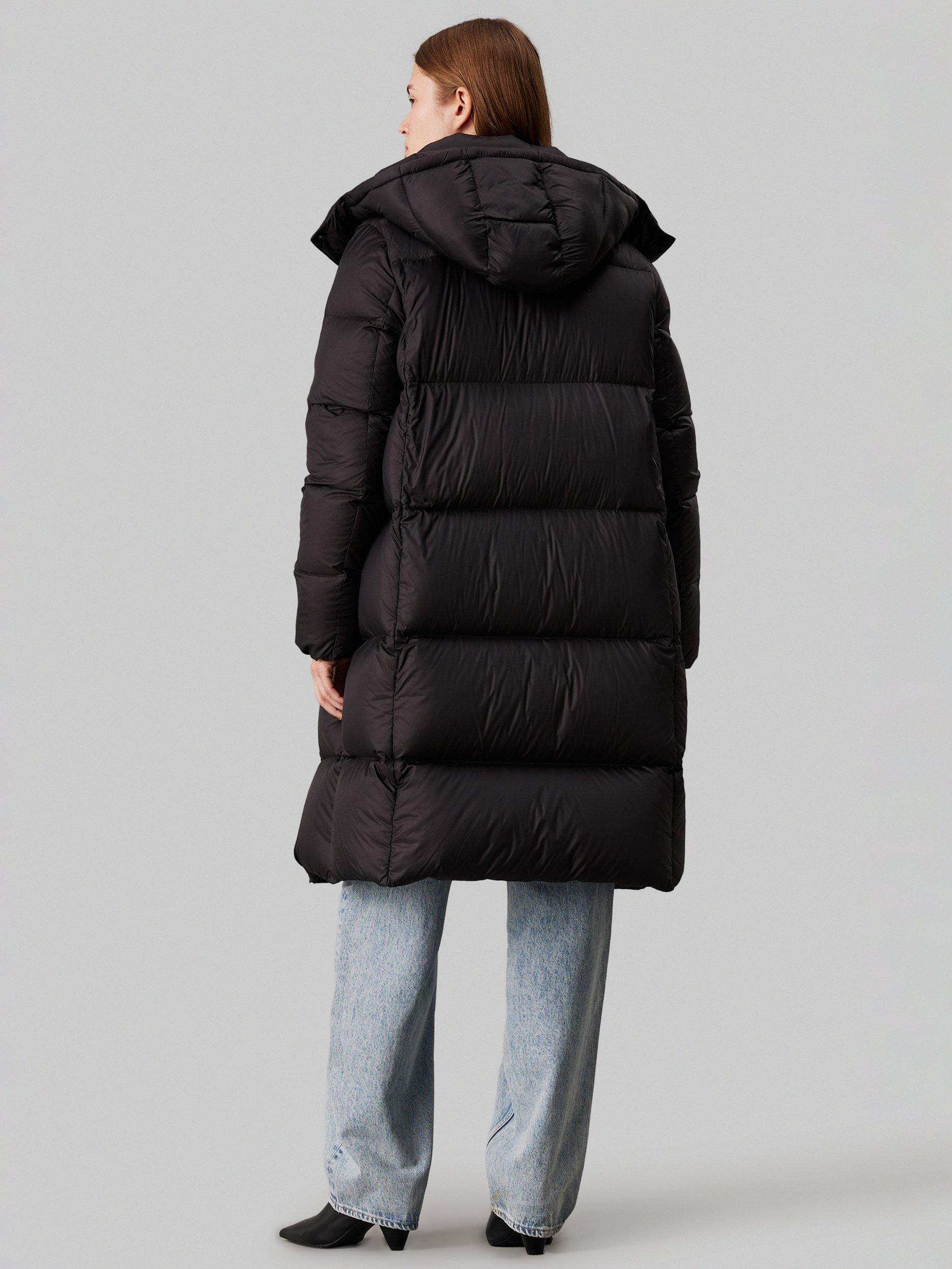 Product image 2 of 3, which shows Calvin Klein Jeans Down Long Puffer Coat, Black, S