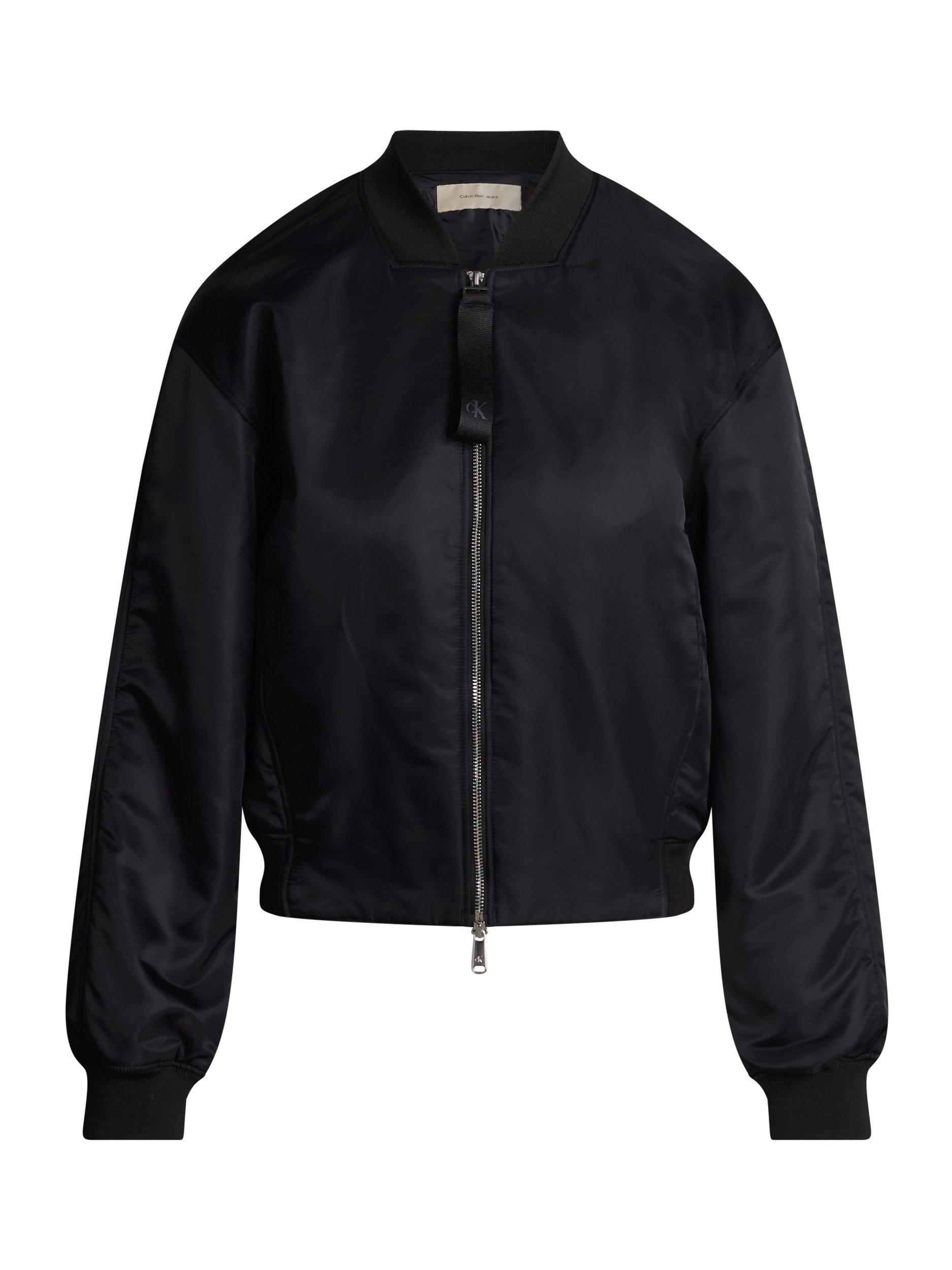 Calvin Klein Jeans Filled Bomber Jacket, Black Calvin Klein Jeans Filled Bomber Jacket, Black