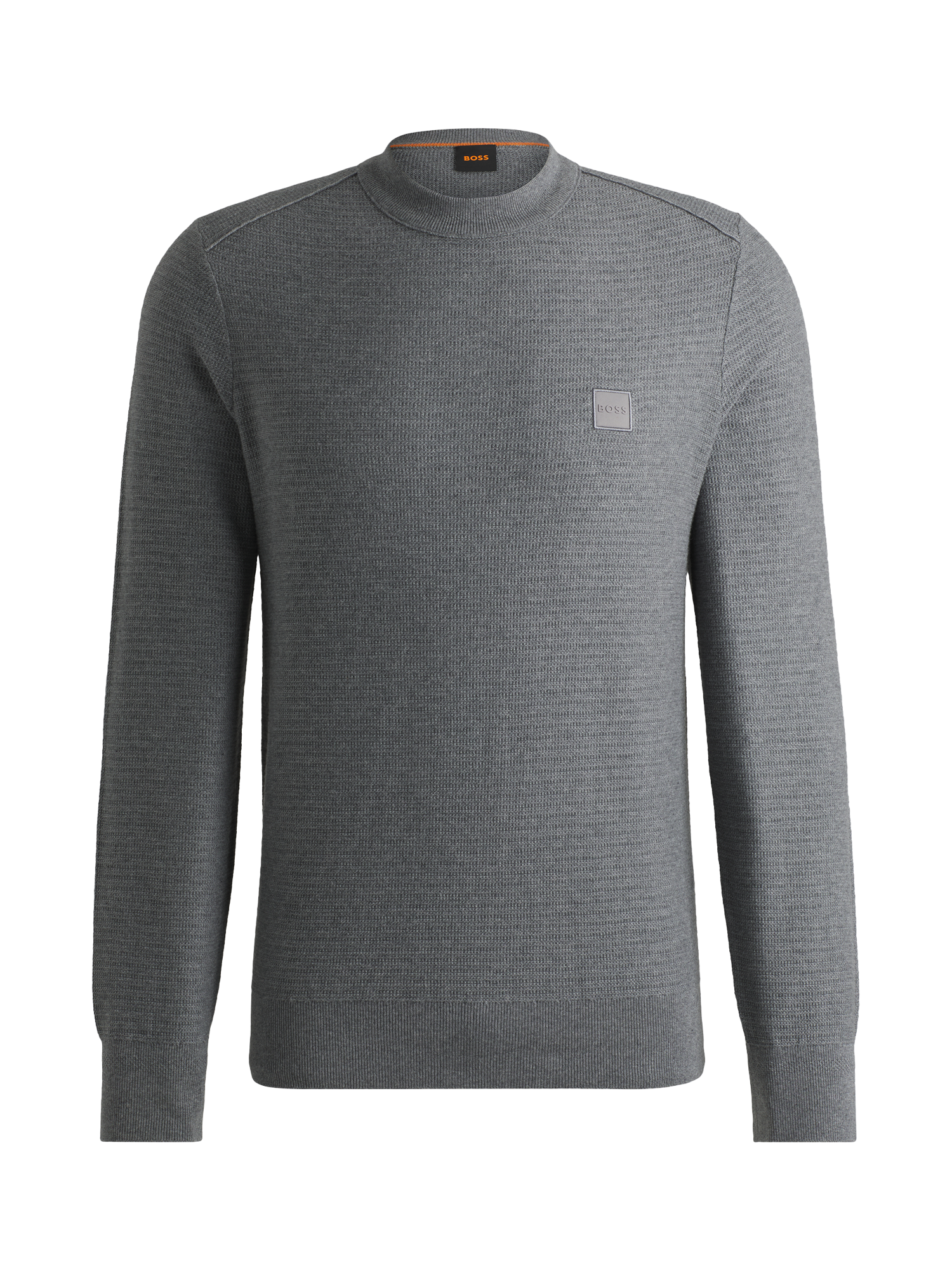 Boss hugo boss wool crewneck sweater offers 100% PIMA COTTON