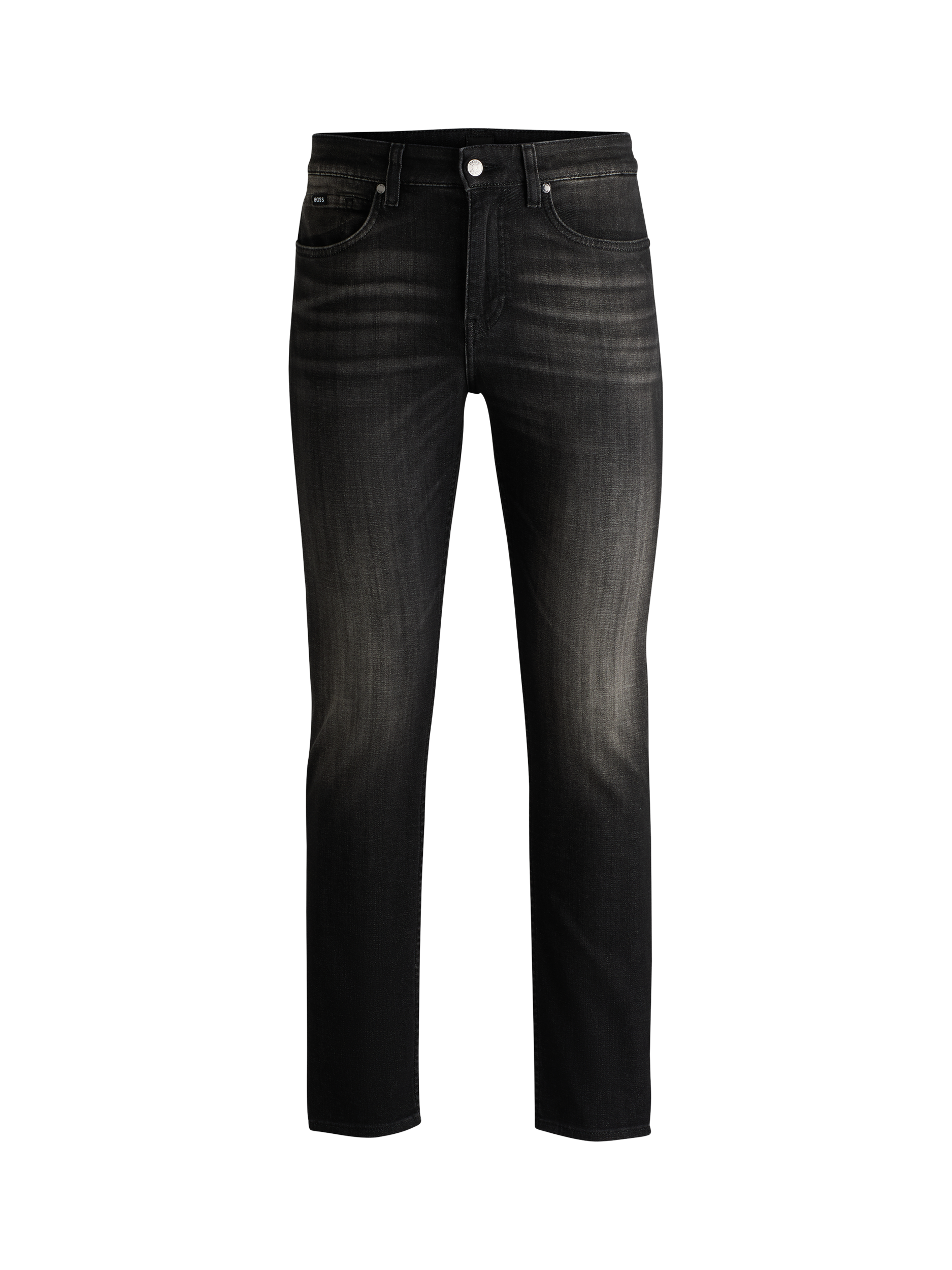 Product image 4 of 6, which shows BOSS HERITAGE Slim-Fit Jeans, Charcoal, 29L