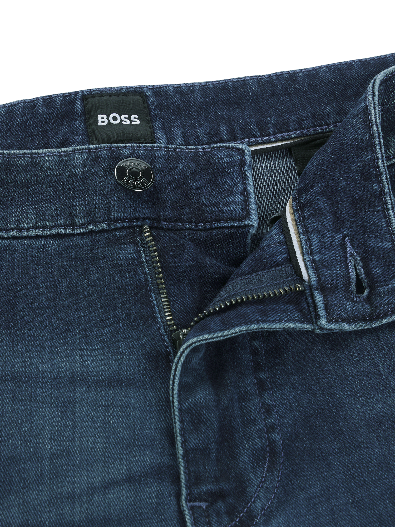 Product image 5 of 5, which shows BOSS Regular-Fit Jeans, Bright Blue, 30L