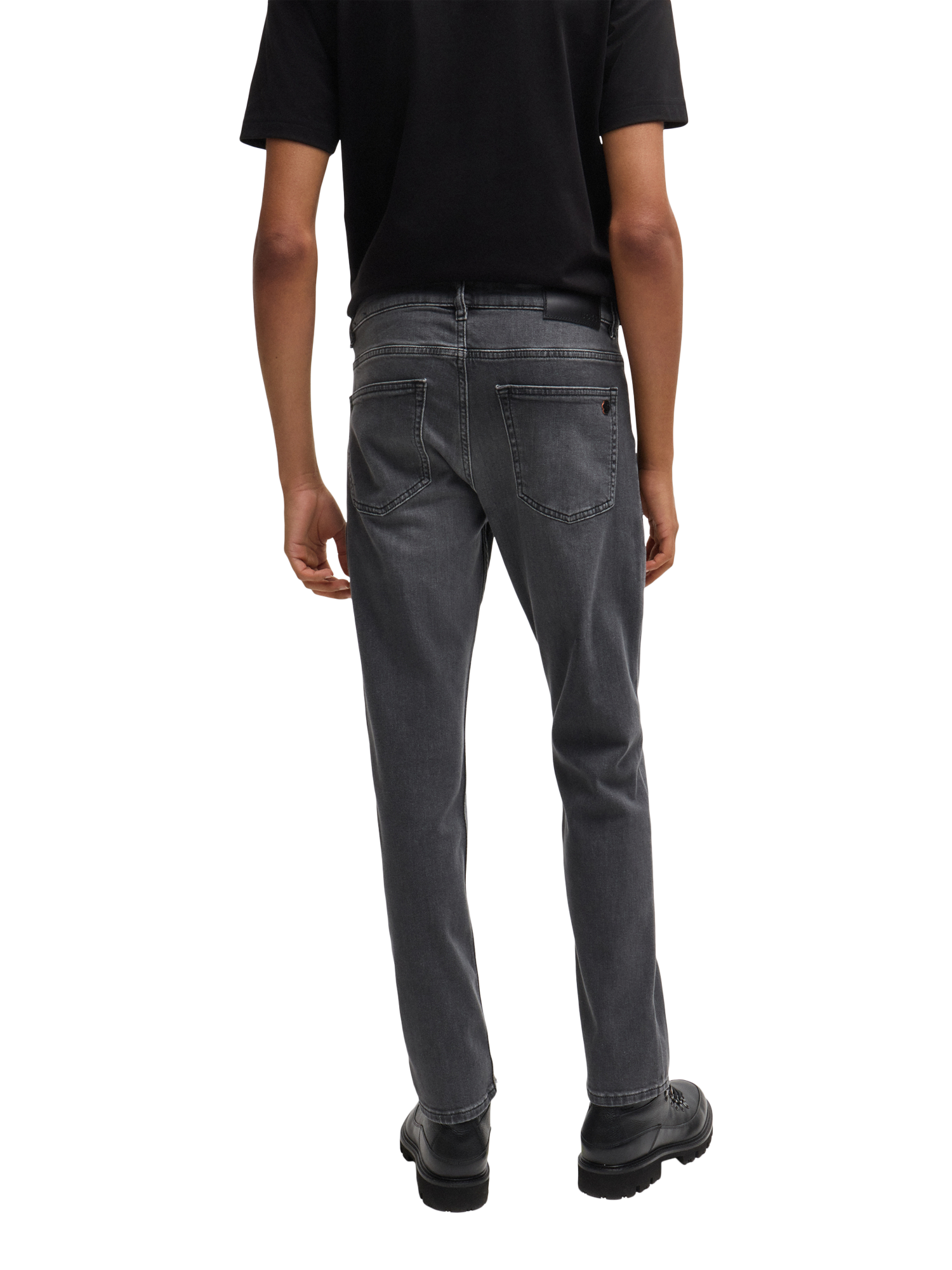 Product image 2 of 6, which shows BOSS Slim Fit Jeans, Grey, 38S