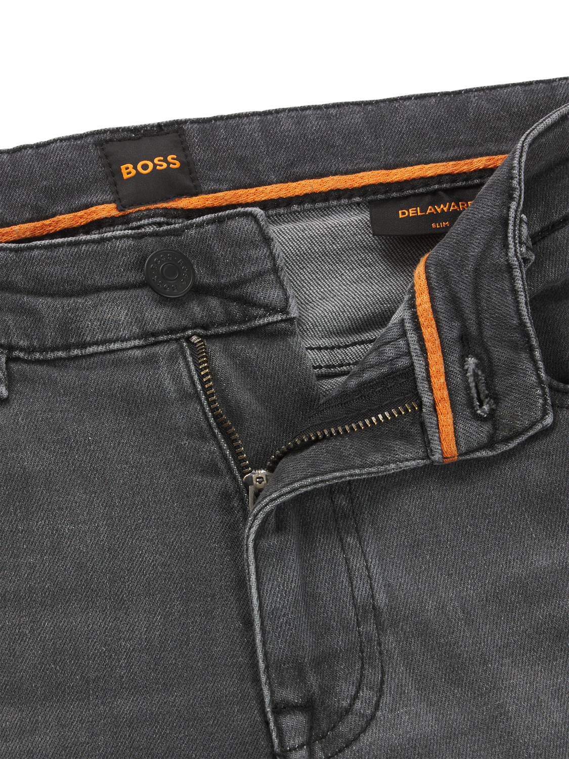 Product image 6 of 6, which shows BOSS Slim Fit Jeans, Grey, 38S