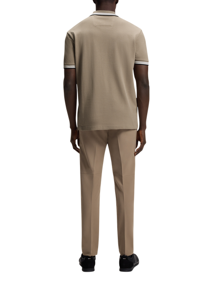 BOSS Essential Short Sleeve Polo Shirt, Light/Pastel Green - view 2, Light/Pastel Green