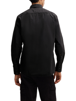 BOSS Long Sleeve Casual Shirt, Black - view 2, Black