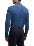 BOSS Slim Fit Long Sleeve Shirt, Navy