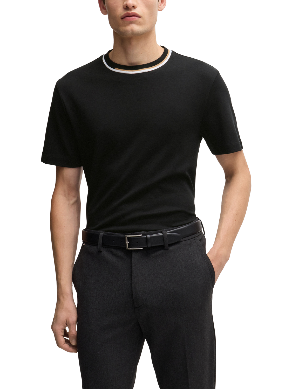 HUGO BOSS BOSS BLACK Contemporary T Shirt Black