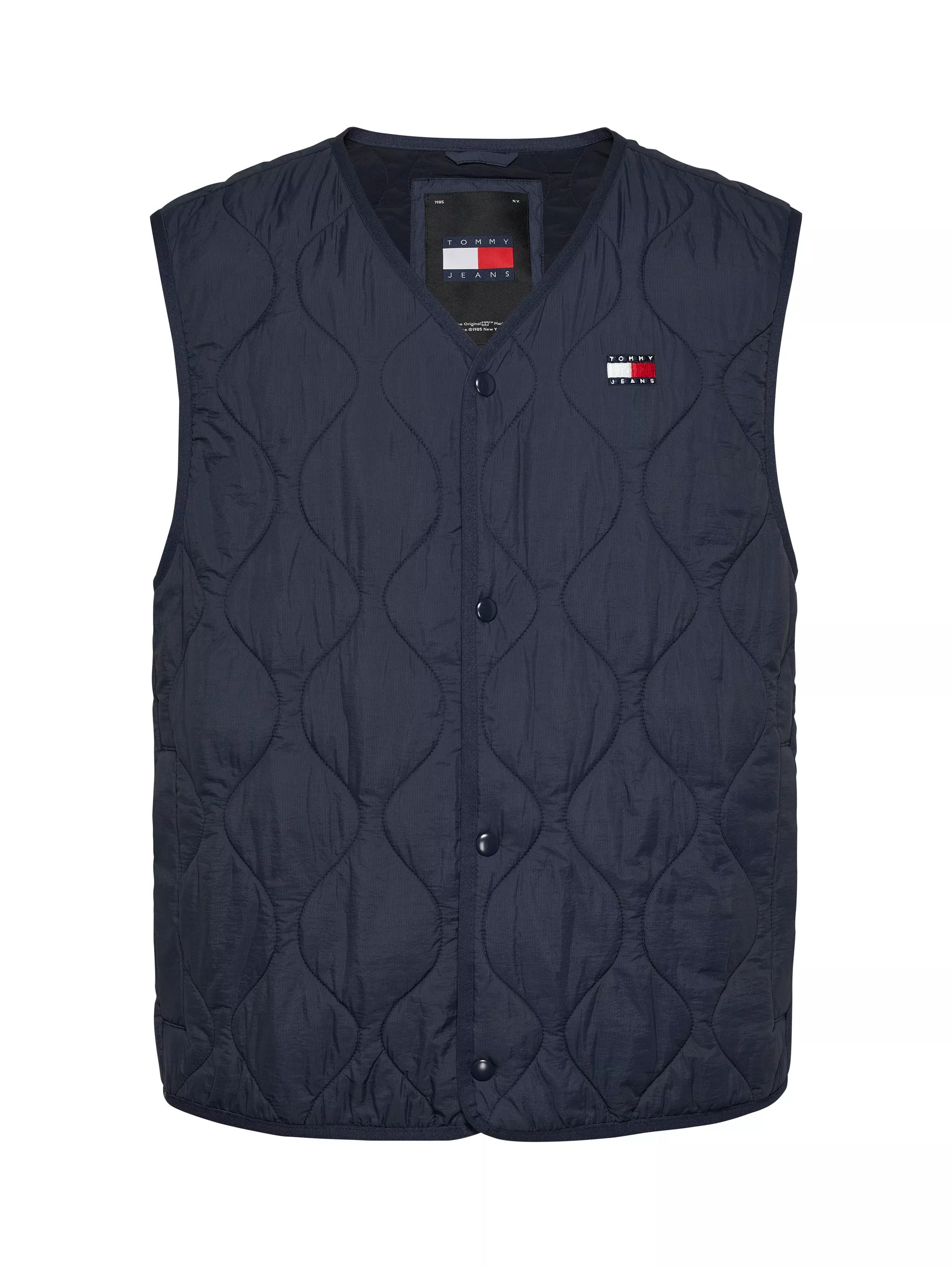 Tommy Jeans Quilted Gilet, Dark Night Navy