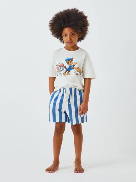 Paw Patrol Kids' Top & Shorts Set, Cream/Blue - view 2, Multi