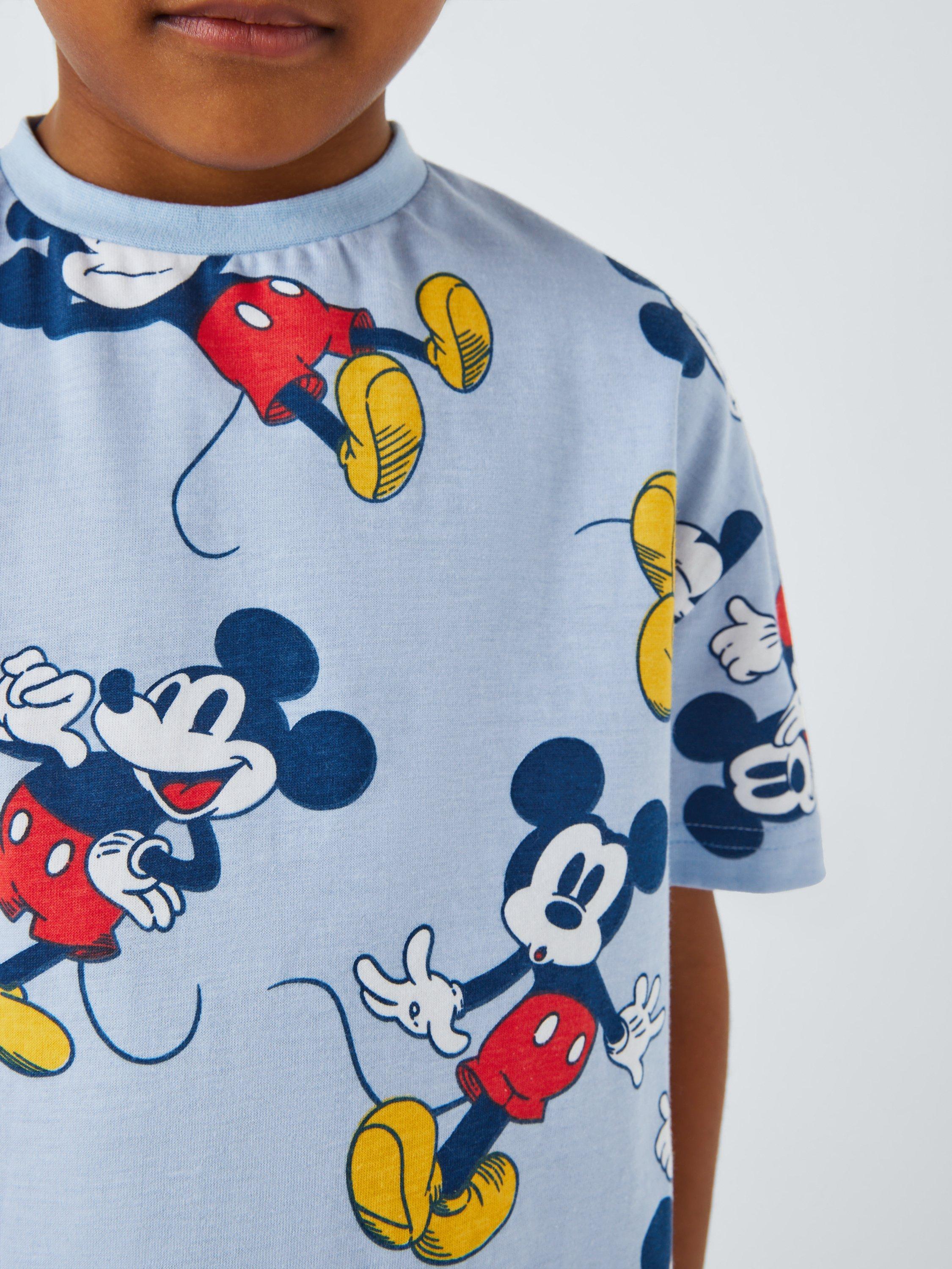 Product image 4 of 6, which shows Brand Threads Kids' Mickey Mouse T-Shirt, Blue, 4-5 years
