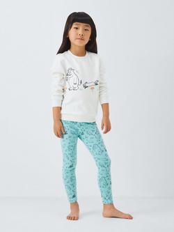 The Gruffalo Kids' T-Shirt & Leggings Set, White/Blue - view 2, White/Blue