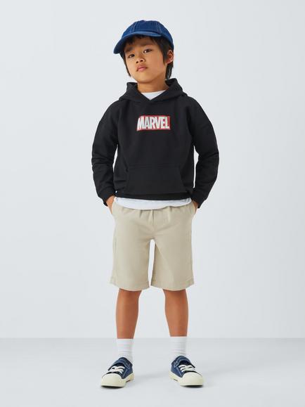 Brand Threads Kids' Marvel Hoodie, Black - view 2, Black
