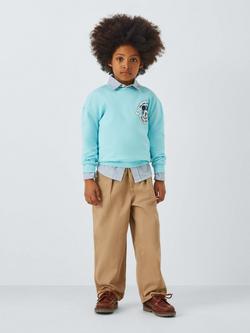 Brand Threads Kids' Mickey Mouse Sweatshirt, Blue - view 2, Blue