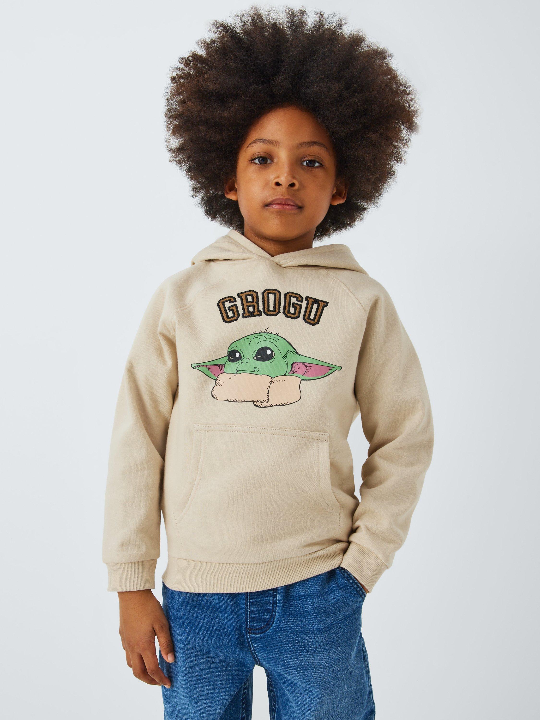 Product image 1 of 7, which shows Star Wars Kids' Raglan Hoodie, Beige, 4-5 years