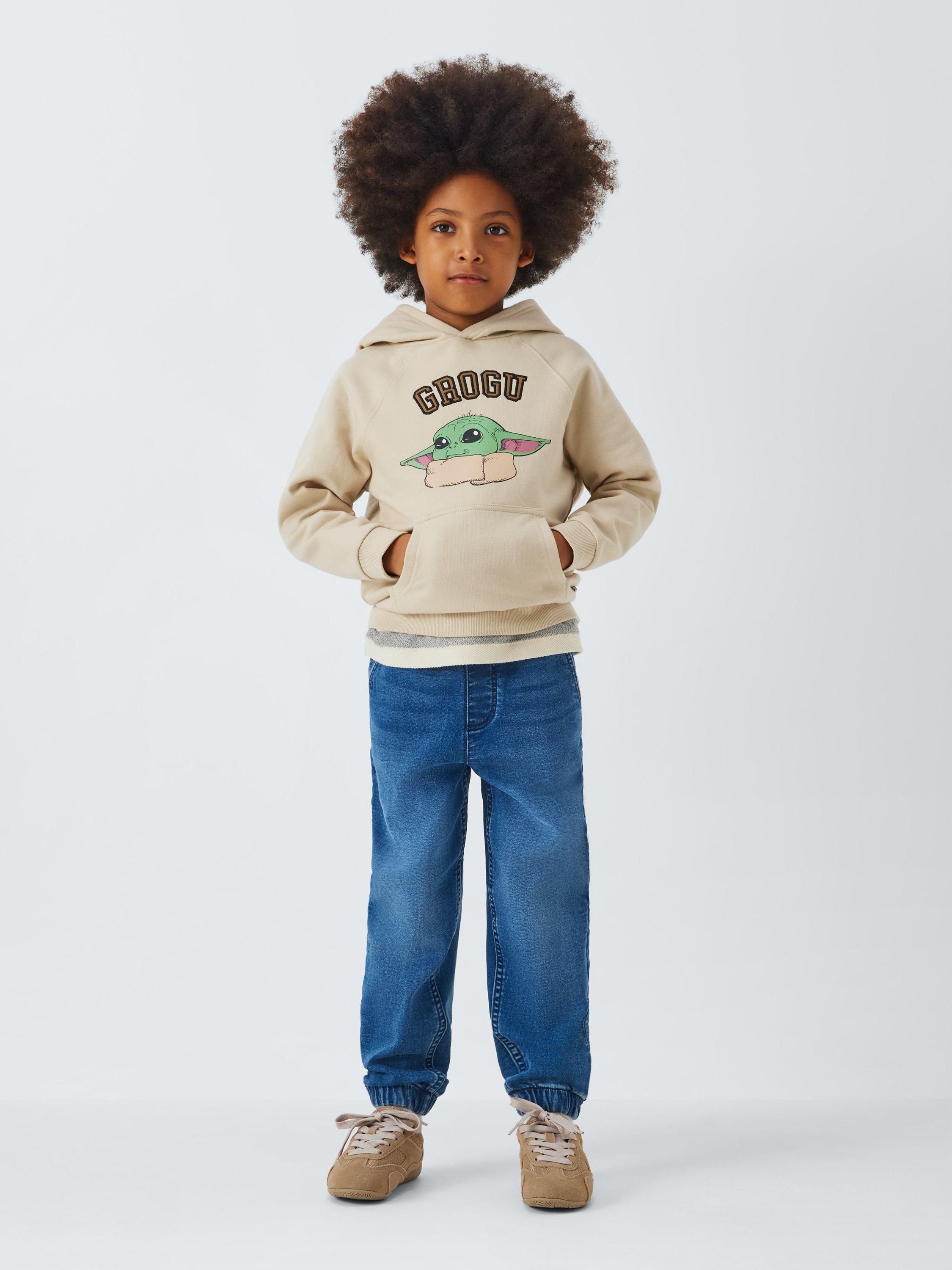 Product image 2 of 7, which shows Star Wars Kids' Raglan Hoodie, Beige, 4-5 years