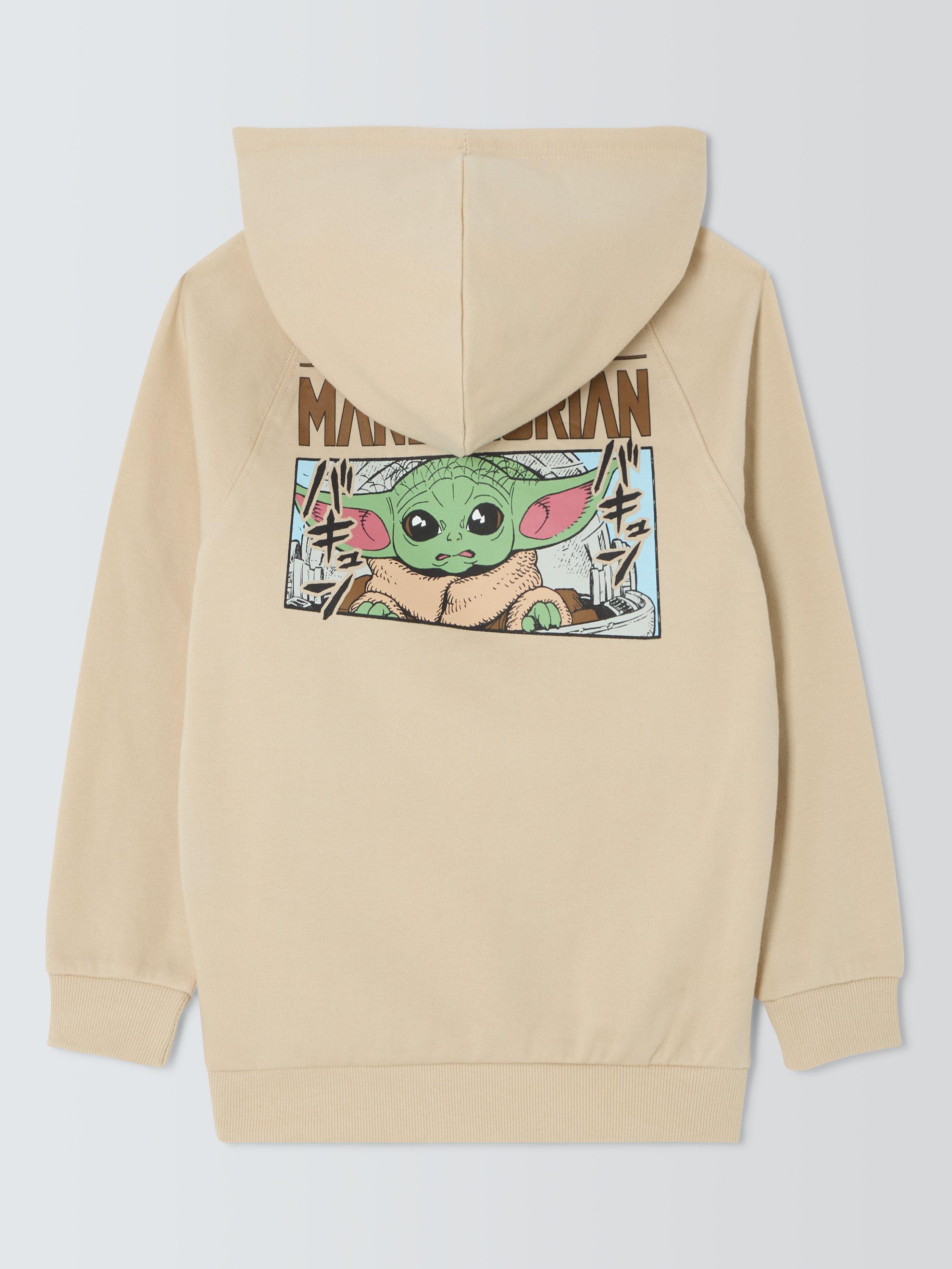 Product image 6 of 7, which shows Star Wars Kids' Raglan Hoodie, Beige, 4-5 years