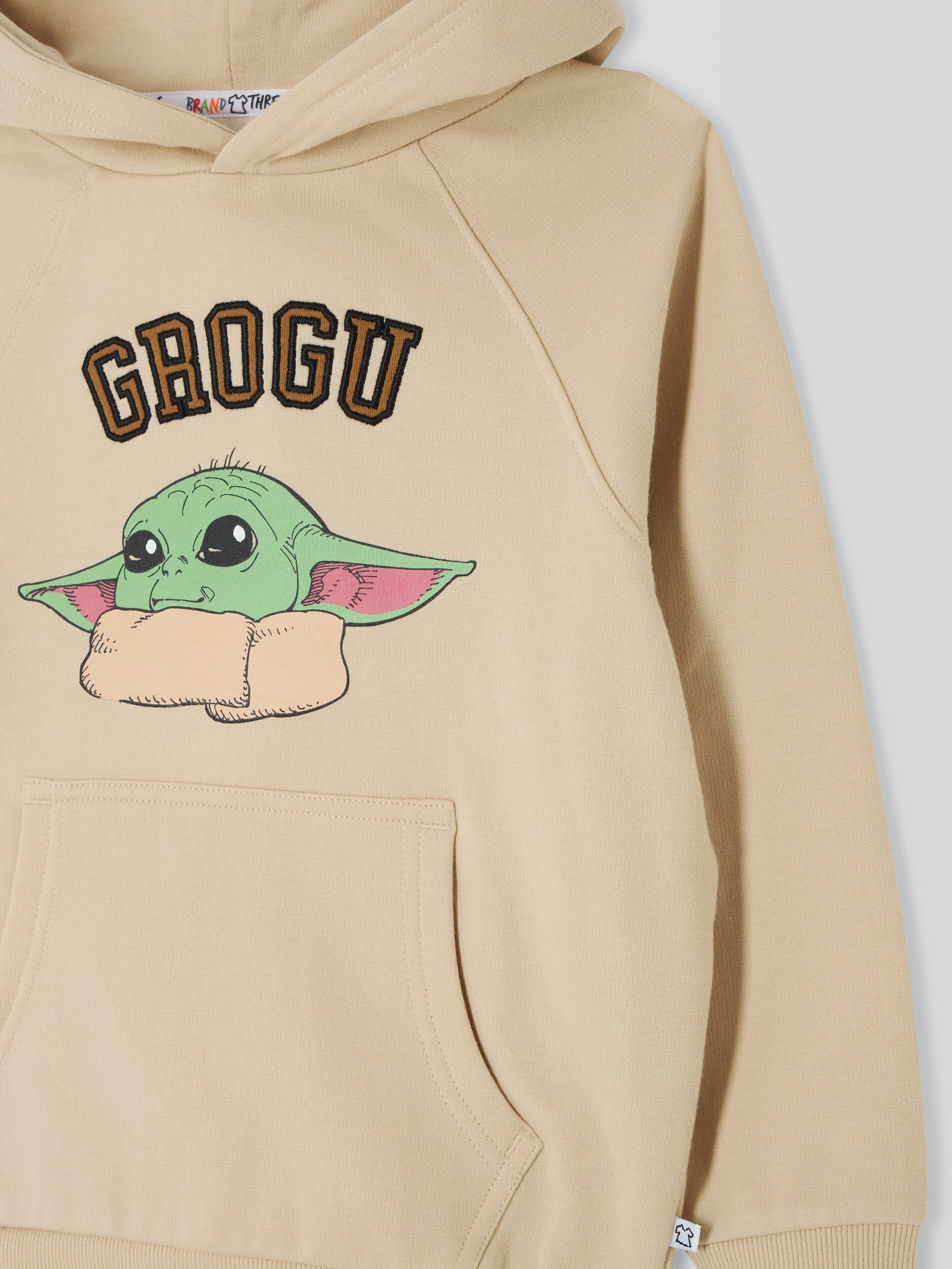 Product image 7 of 7, which shows Star Wars Kids' Raglan Hoodie, Beige, 4-5 years