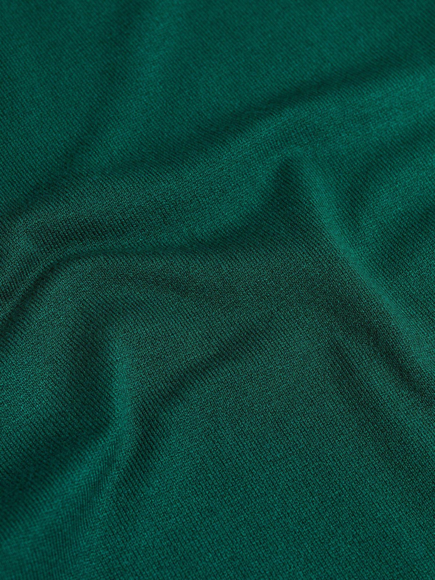 Product image 5 of 7, which shows Mango Almibar Knit Trousers, Dark Green, S