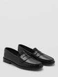 Mango Luisa Leather Loafers