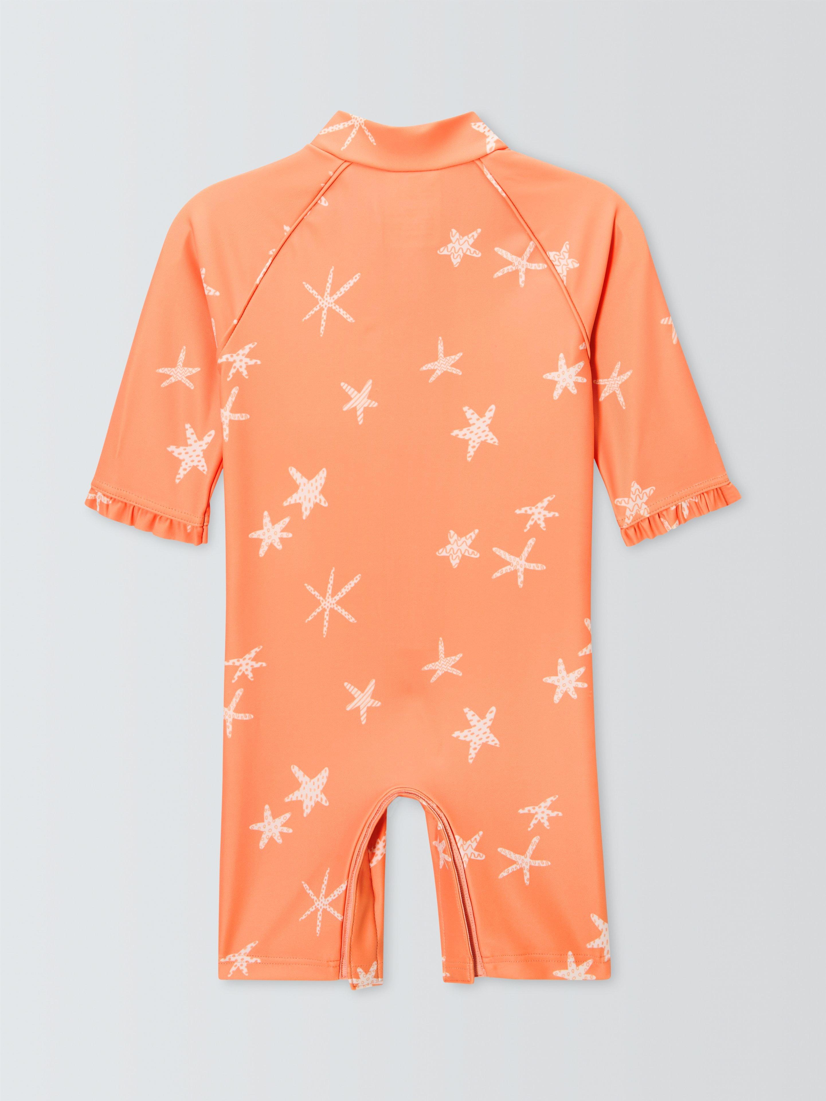 Product image 2 of 3, which shows John Lewis Baby Stars Sunpro, Orange, 3-6 months