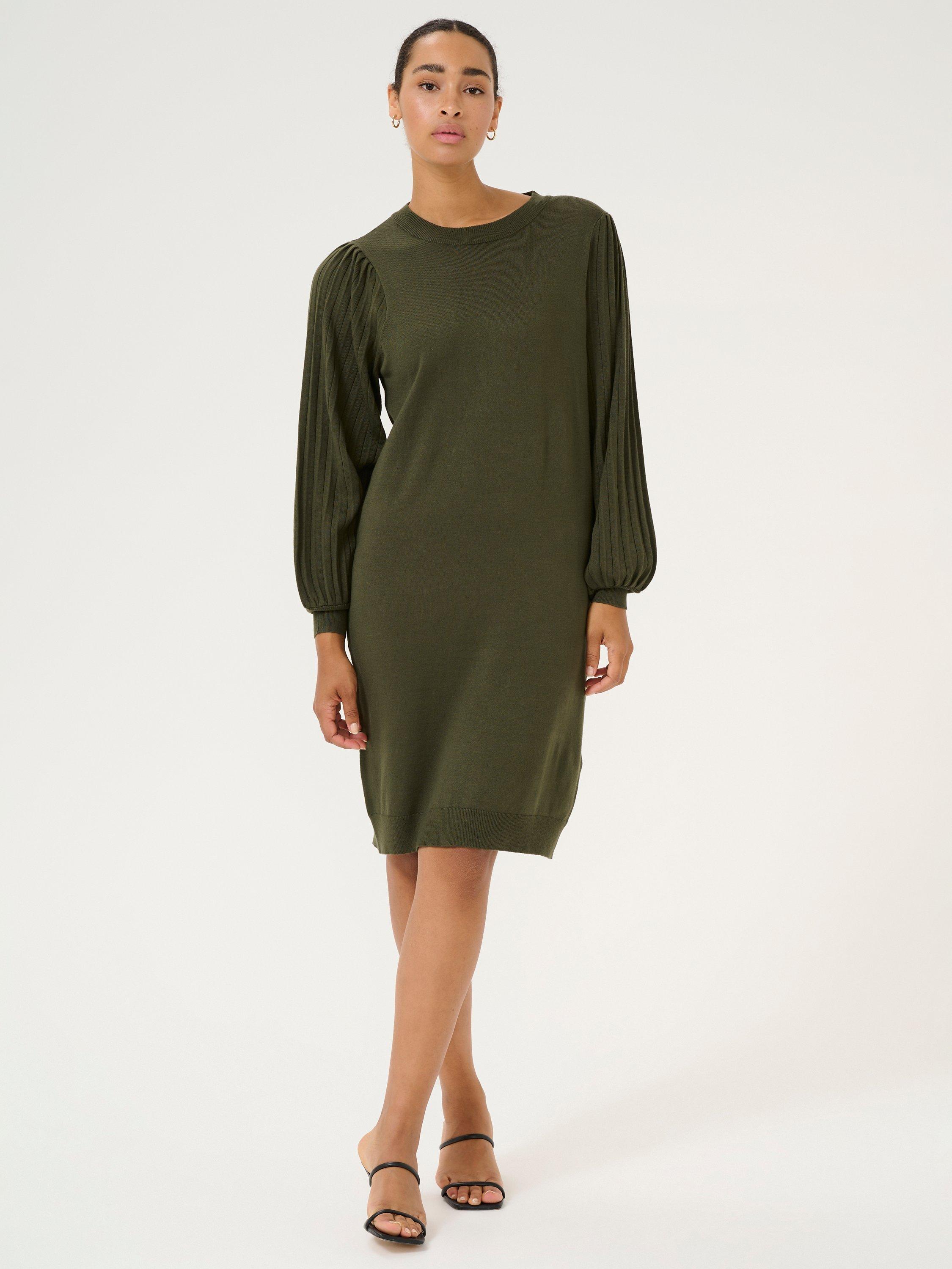 KAFFE Jessica Jumper Dress, Forest Green