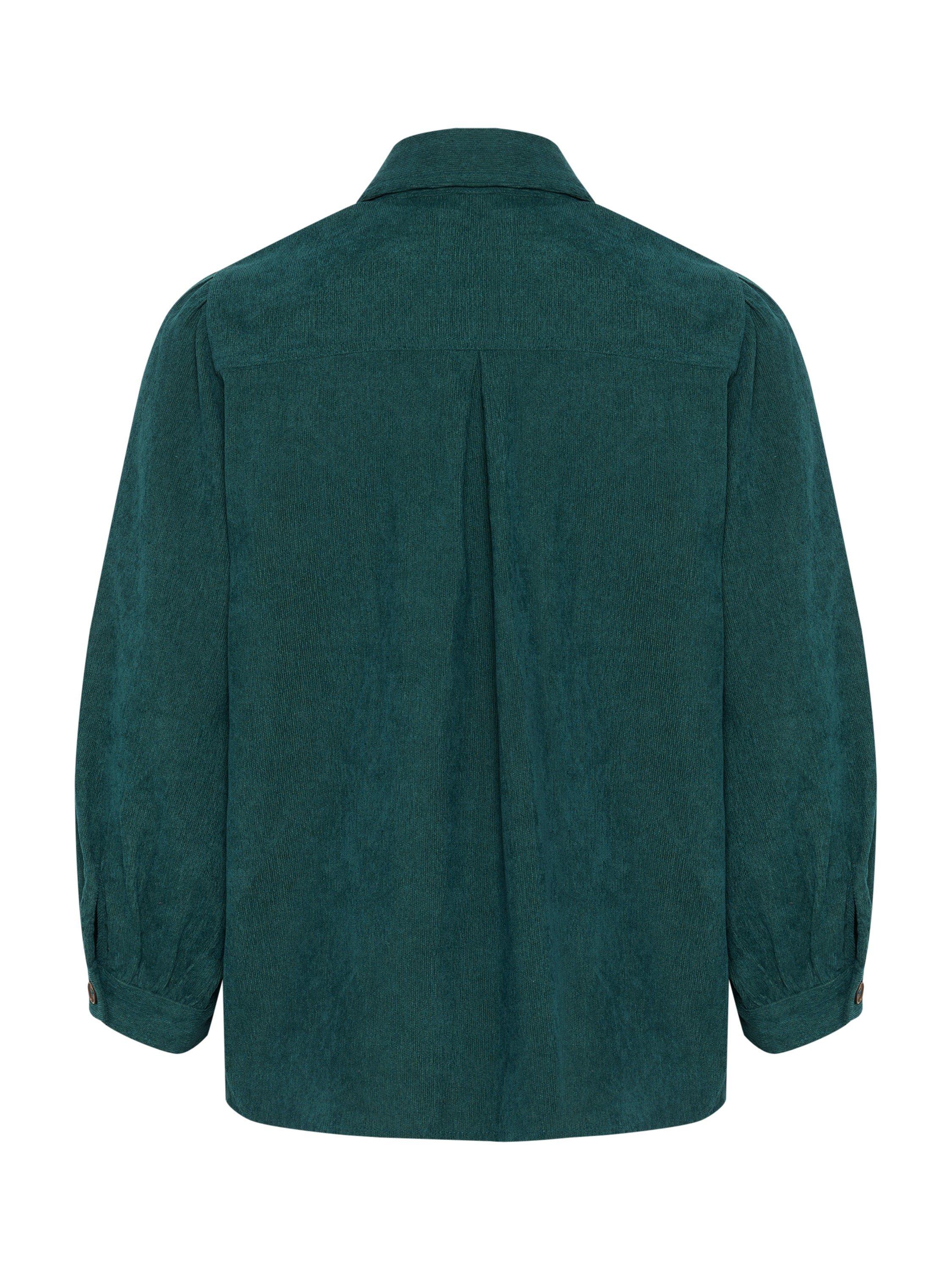 Product image 6 of 6, which shows KAFFE Vera Corduroy Shirt, Aventurine, 12