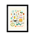 EAST END PRINTS Darcie Olley 'Bugs' Framed Print