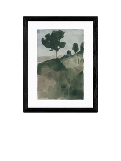 EAST END PRINTS Jörgen Hansson 'Slope II' Framed Print, Black Frame