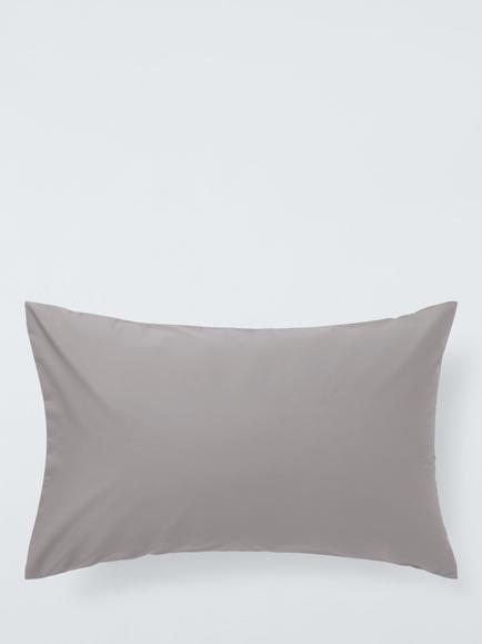 John Lewis Crisp & Fresh Egyptian Cotton Percale 200 Thread Count Bedding - view 2, Dove Grey