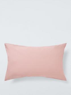 John Lewis Crisp & Fresh Egyptian Cotton Percale 200 Thread Count Bedding - view 2, Rosa