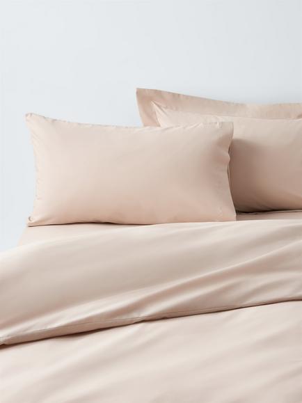 John Lewis Crisp & Fresh Egyptian Cotton Percale 200 Thread Count Bedding, Almond