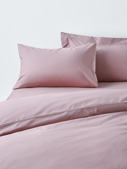 John Lewis Crisp & Fresh Egyptian Cotton Percale 200 Thread Count Bedding, Lilac
