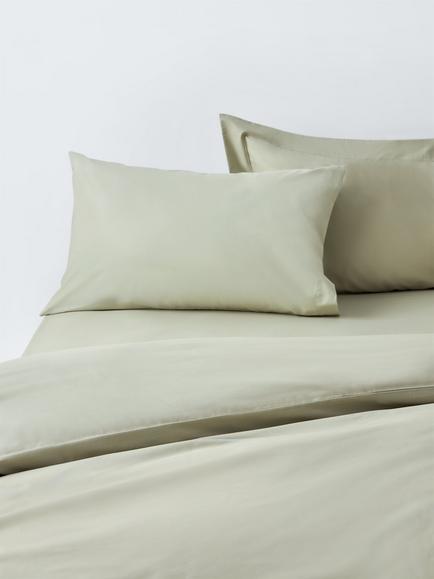 John Lewis Crisp & Fresh Egyptian Cotton Percale 200 Thread Count Bedding, Seafoam