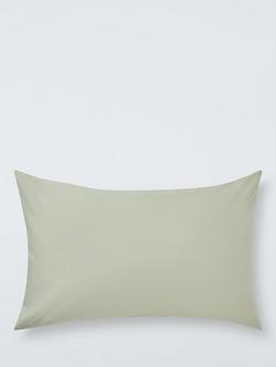 John Lewis Crisp & Fresh Egyptian Cotton Percale 200 Thread Count Bedding - view 2, Seafoam