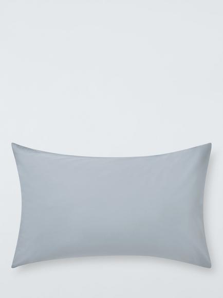 John Lewis Crisp & Fresh Egyptian Cotton Percale 200 Thread Count Bedding - view 2, Soft Blue