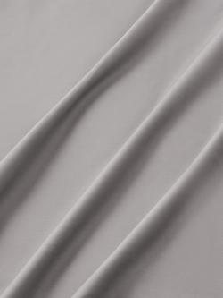 John Lewis Crisp & Fresh Egyptian Cotton Percale 200 Thread Count Fitted Sheet - view 2, Dove Grey