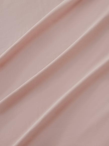 John Lewis Crisp & Fresh Egyptian Cotton Percale 200 Thread Count Fitted Sheet - view 2, Rosa