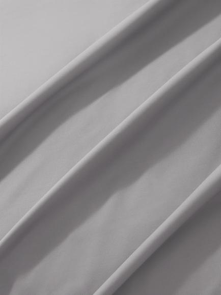 John Lewis Crisp & Fresh Egyptian Cotton Percale 200 Thread Count Flat Sheet - view 2, Dove Grey