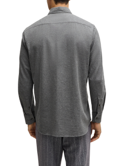 HUGO Long Sleeve Shirt, Medium Grey - view 2, Medium Grey