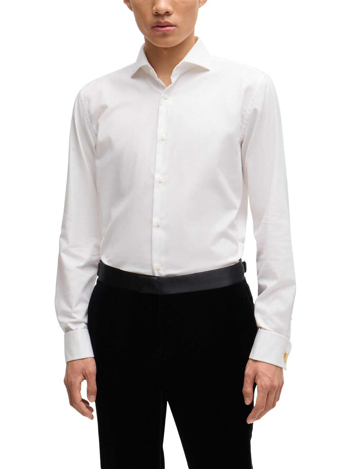 Product image 1 of 6, which shows HUGO Slim Fit Shirt, White, 14.5