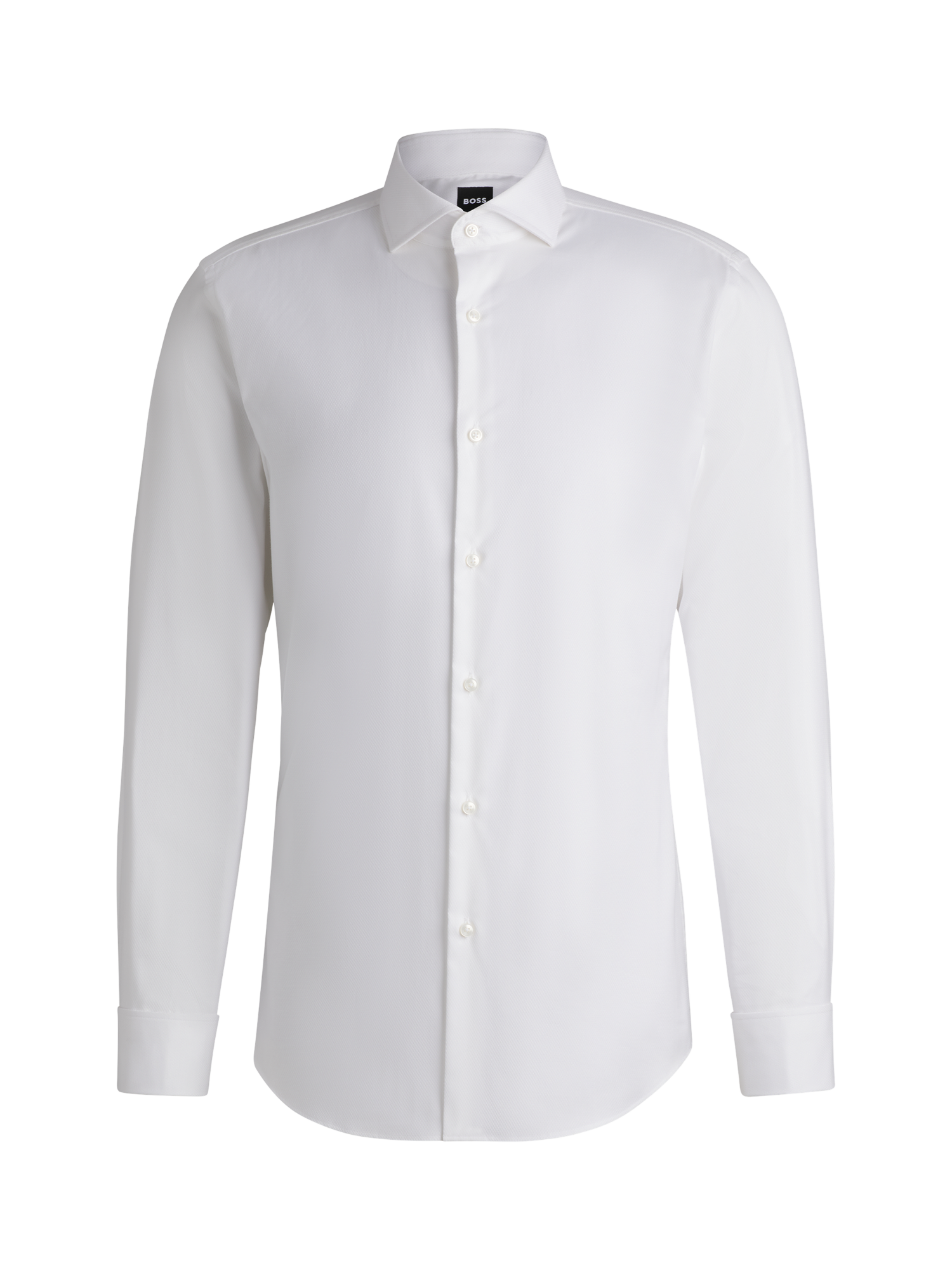Product image 4 of 6, which shows HUGO Slim Fit Shirt, White, 14.5