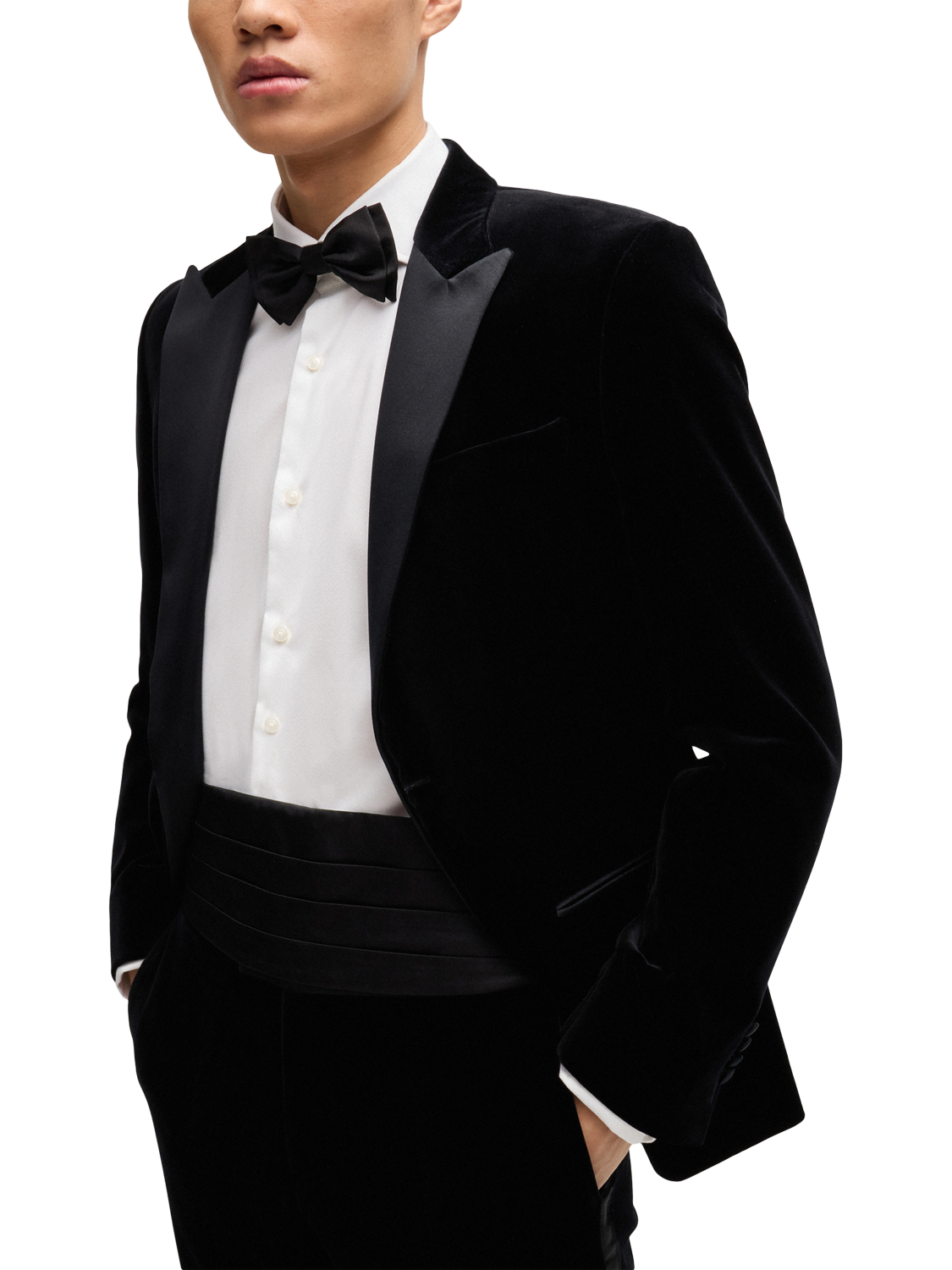 Product image 6 of 6, which shows HUGO Slim Fit Shirt, White, 14.5