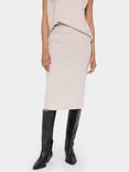 Saint Tropez Mila Knitted Pencil Skirt, Grey Morn