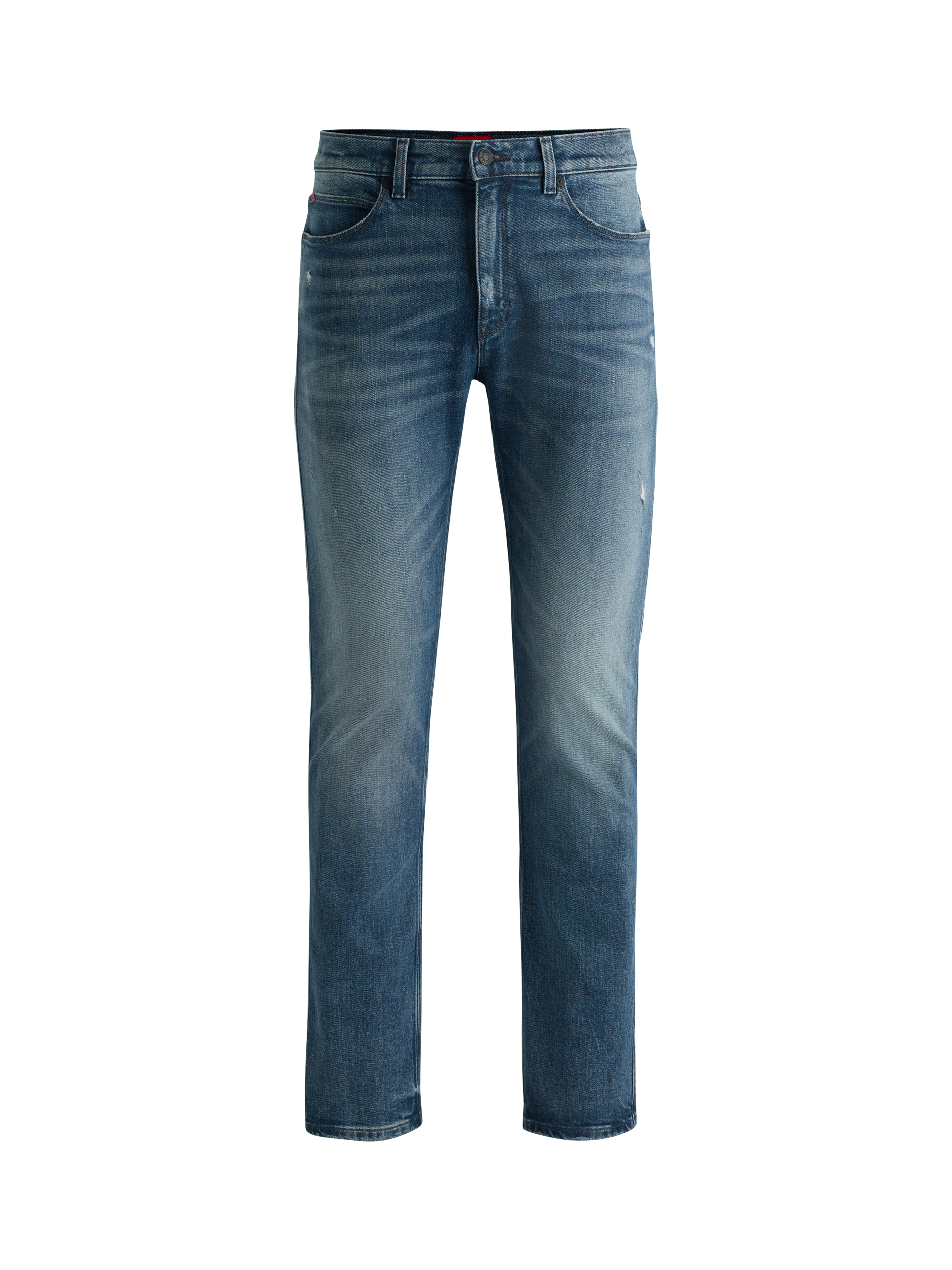 Product image 4 of 6, which shows HUGO Slim Fit Jeans, Medium Blue, 32R