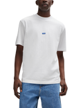 HUGO Cotton Crew Neck T-Shirt, White