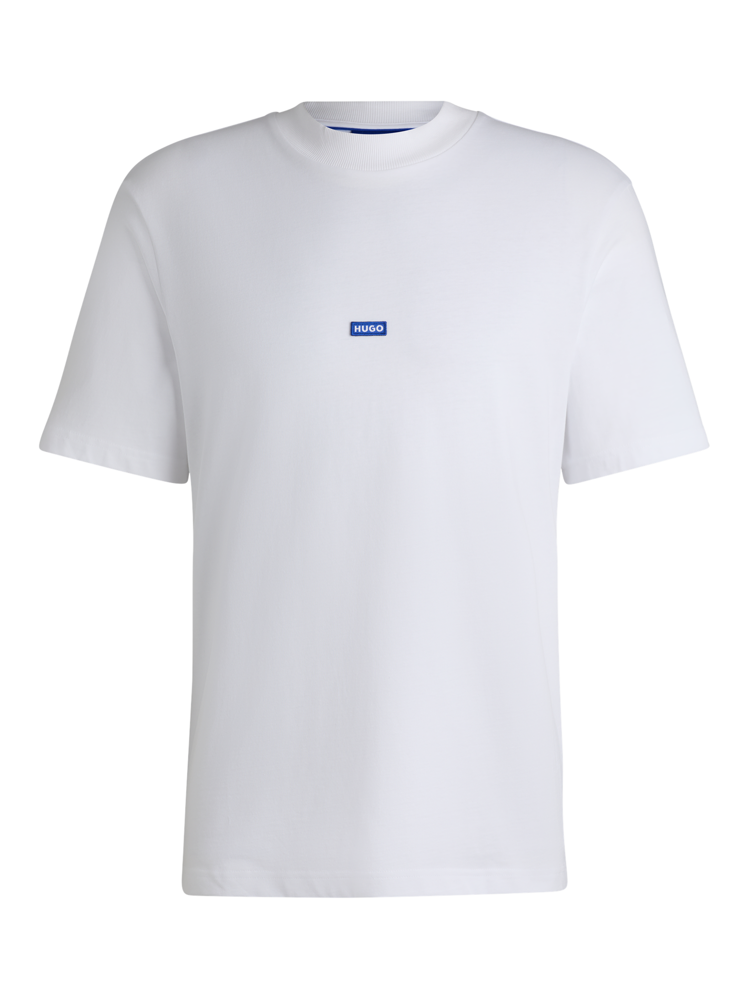 Product image 4 of 5, which shows HUGO Cotton Crew Neck T-Shirt, White, M