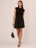 Adrianna Papell Ponte Combo Dress, Black