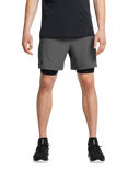 Under Armour Vanish 2-in-1 Shorts, Castle/Black