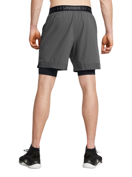Under Armour Vanish 2-in-1 Shorts, Castle/Black - view 2, Castle/Black