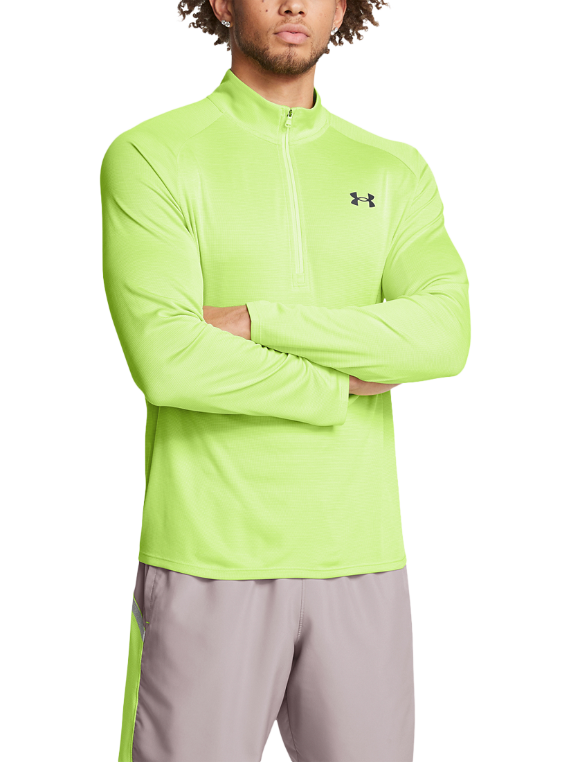 Under Armour Tech Tex Long Sleeve Top, Green / Black